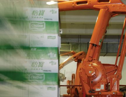 Paletizadora con robot