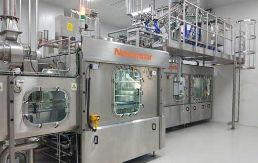 Soufflage – Remplissage – Bouchage Combiblock d’ultra – propre